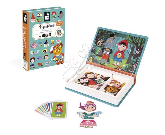 Magnets and magnetic toys - Magnetic Book Fairy Tales Magnetibook Janod - 4