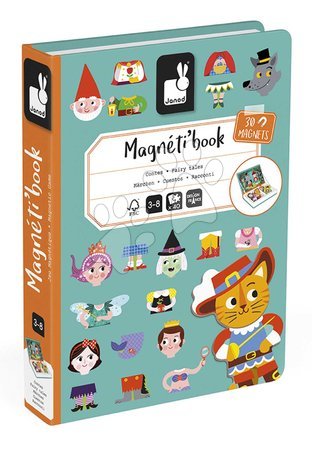 Magnets and magnetic toys - Magnetic Book Fairy Tales Magnetibook Janod - 5