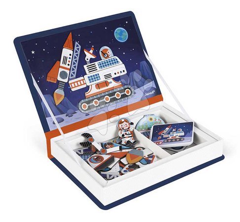Magnets and magnetic toys - Magnetic book Universe Magnetibook Janod_1