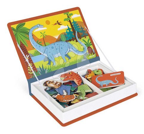 Magnets and magnetic toys - Magnetic Book Dinosaurs Magnetibook Janod_1