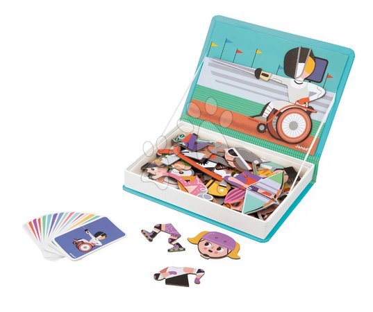 Magnets and magnetic toys - Magnetic Book Sports Magnetibook Janod