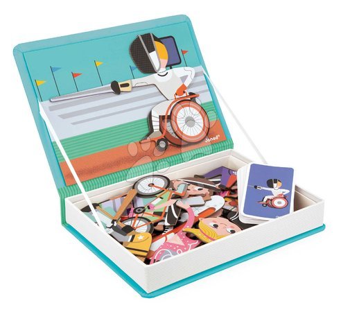 Magnets and magnetic toys - Magnetic Book Sports Magnetibook Janod_1