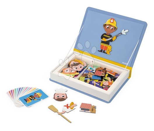 Magnets and magnetic toys - Magnetic Book Professions Magnetibook Janod
