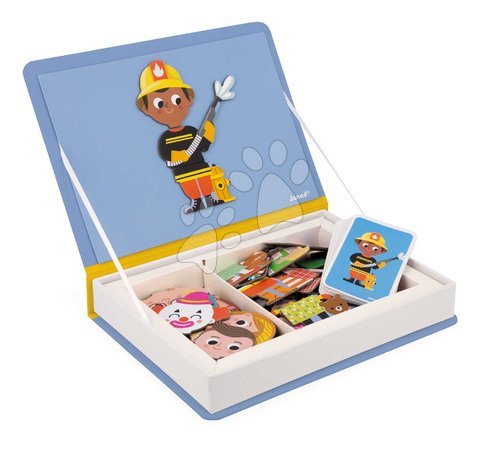 Magnets and magnetic toys - Magnetic Book Professions Magnetibook Janod_1