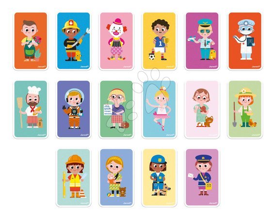 Magnets and magnetic toys - Magnetic Book Professions Magnetibook Janod - 4