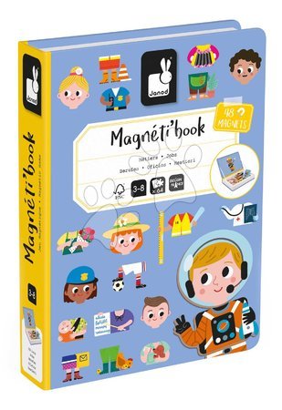 Magnets and magnetic toys - Magnetic Book Professions Magnetibook Janod - 6