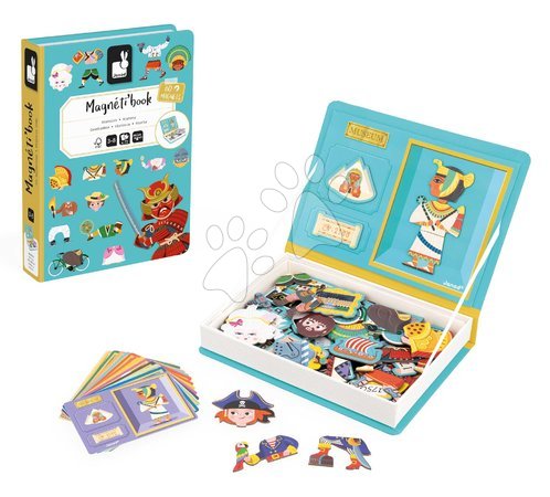 Magnets and magnetic toys - Magnetic book History Magnetibook Janod - 5