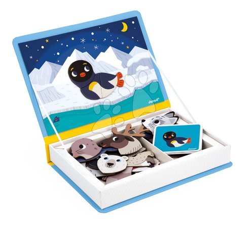 Magnets and magnetic toys - Magnetic Book Polar Animals Magnetibook Janod_1