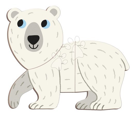 Magnets and magnetic toys - Magnetic Book Polar Animals Magnetibook Janod - 3
