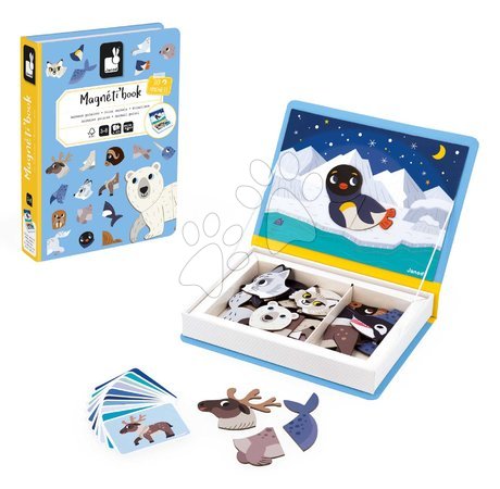 Magnets and magnetic toys - Magnetic Book Polar Animals Magnetibook Janod - 5