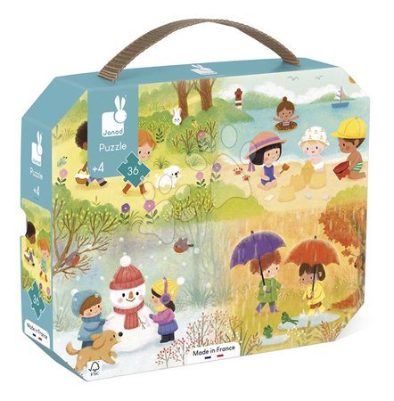 Jigsaw puzzles and games | Page 5 - Puzzle in the suitcase Four Seasons Janod_1