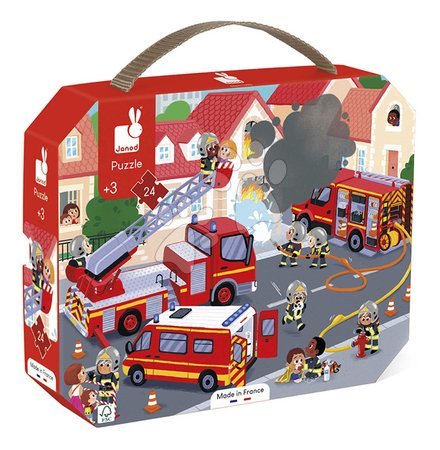 Jigsaw puzzles and games | Page 5 - Puzzle in the suitcase Firefighters Janod_1