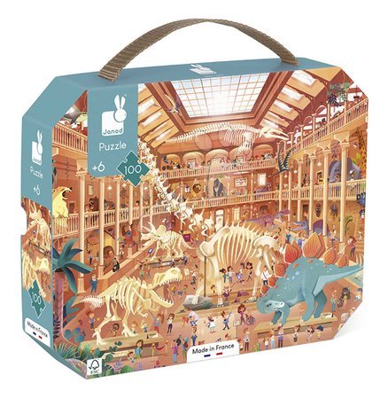 Kids' 100-300 piece puzzles - Puzzle in the suitcase at the Janod museum_1