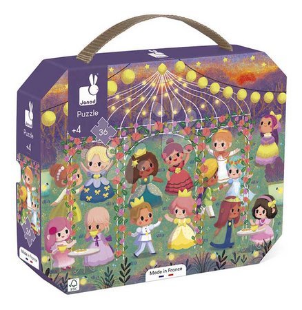 Jigsaw puzzles and games from manufacturer Janod - Puzzle in the suitcase of Princess Janod_1