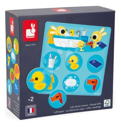Dominoes and lotto games - Children's Bingo game House Lotto Janod - 6