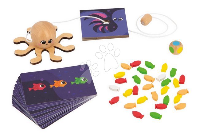 Kids' games - Social game for children Octopus Poulp Party Janod - 5