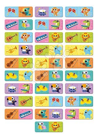 Dominoes and lotto games - Board game for children Domino Musical Instruments Janod - 2