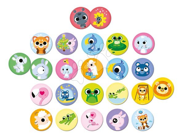 Matching games - Children's board game Pexeso Emotions Janod