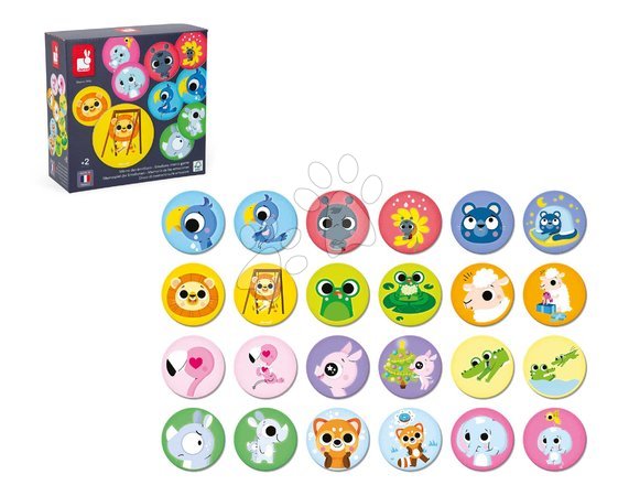Matching games - Children's board game Pexeso Emotions Janod - 2