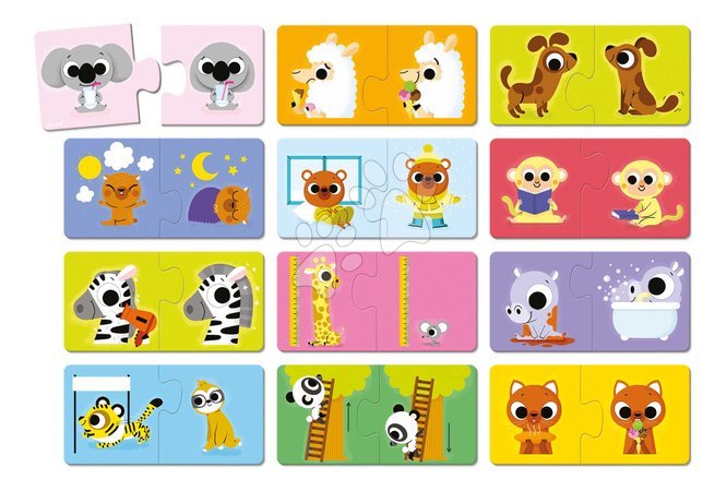 Matching games - Board game for kids Duonimo Find the Opposites Janod