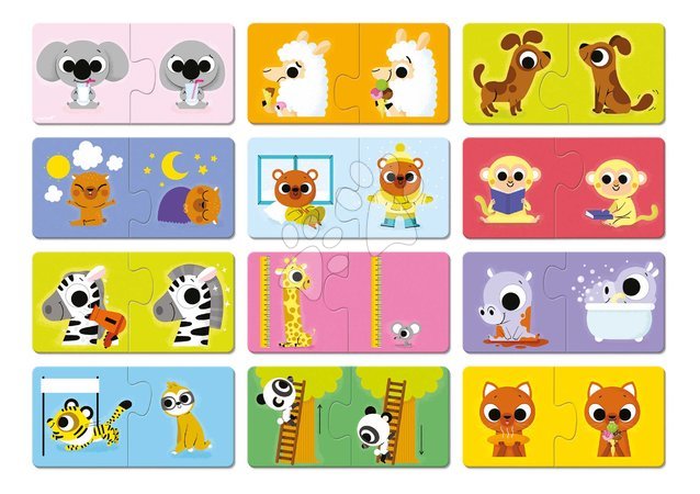 Matching games - Board game for kids Duonimo Find the Opposites Janod_1