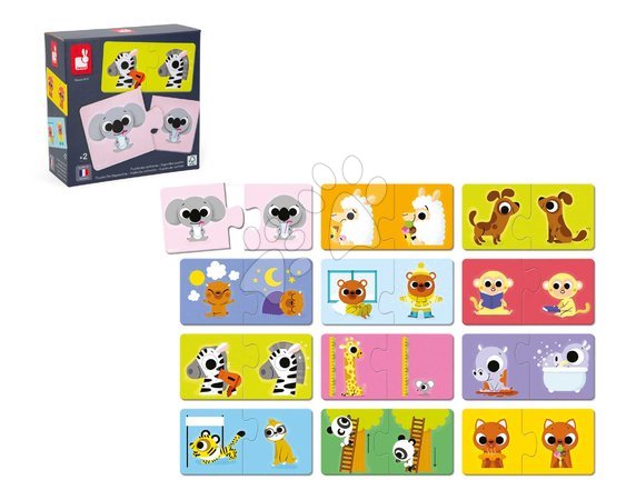 Matching games - Board game for kids Duonimo Find the Opposites Janod - 2