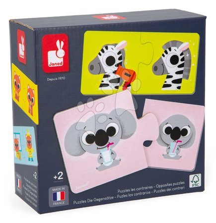 Matching games - Board game for kids Duonimo Find the Opposites Janod - 4