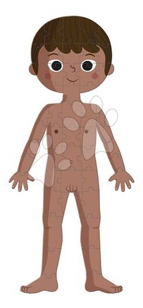 Progressive puzzles for kids - Educational Puzzle Human Body Janod