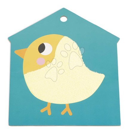 Baby and toddler toys from manufacturer Janod - Sensory cards Farm Animals Janod