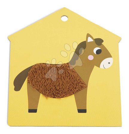 Baby and toddler toys from manufacturer Janod - Sensory cards Farm Animals Janod_1