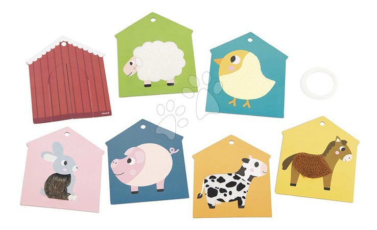 Early development toys - Sensory cards Farm Animals Janod - 7