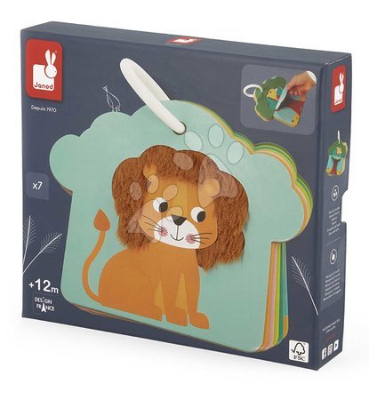Early development toys - Sensory cards Animals in the savanna Janod - 13