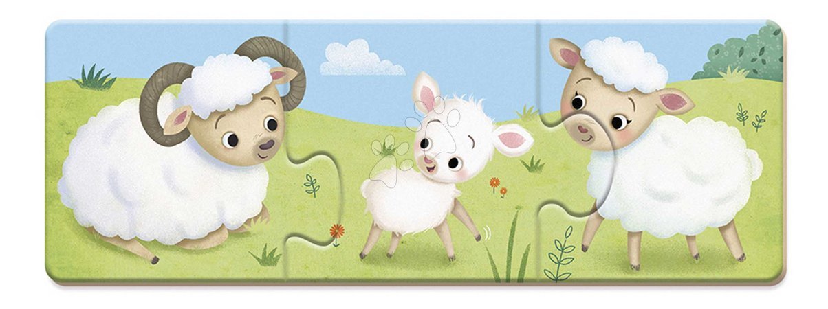 Matching games - Social game for children Trionimo Find the animals Janod - 3