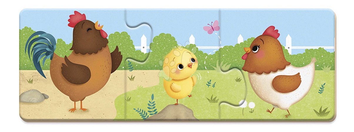 Matching games - Social game for children Trionimo Find the animals Janod - 8