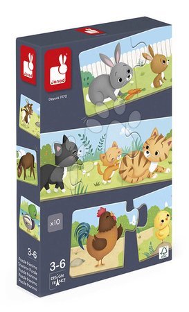 Matching games - Social game for children Trionimo Find the animals Janod - 13