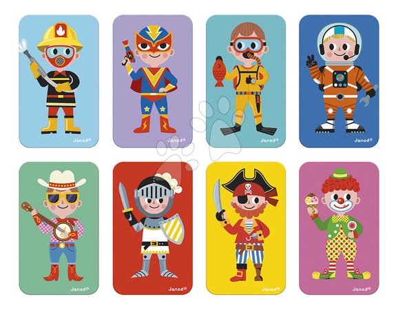 Magnets and magnetic toys - Magnetic book Dressing boys Magnetibook Janod - 4