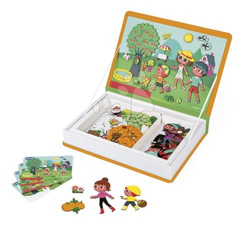 Magnets and magnetic toys - Magnetic Book Seasons Magnetibook Janod
