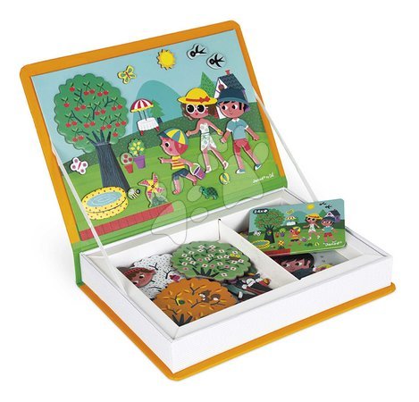 Magnets and magnetic toys - Magnetic Book Seasons Magnetibook Janod_1