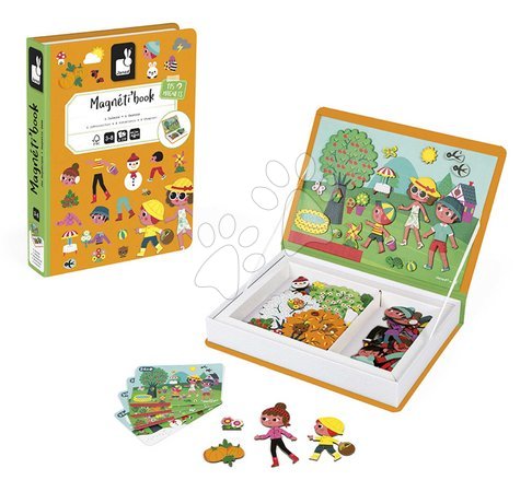 Magnets and magnetic toys - Magnetic Book Seasons Magnetibook Janod - 5