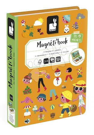 Magnets and magnetic toys - Magnetic Book Seasons Magnetibook Janod - 6