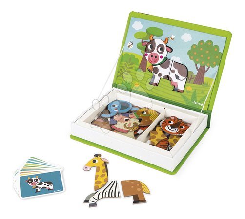 Magnets and magnetic toys - Magnetic Book Animals Magnetibook Janod