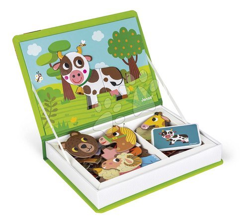Magnets and magnetic toys - Magnetic Book Animals Magnetibook Janod_1