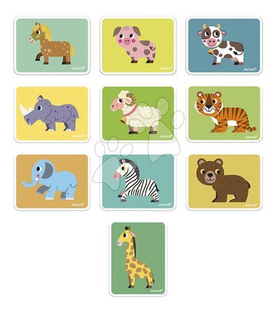 Magnets and magnetic toys - Magnetic Book Animals Magnetibook Janod - 4