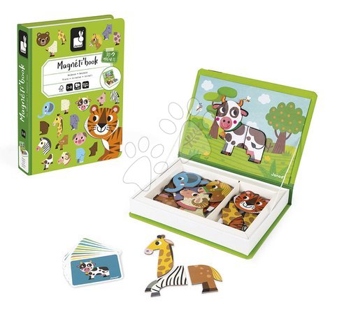 Magnets and magnetic toys - Magnetic Book Animals Magnetibook Janod - 5