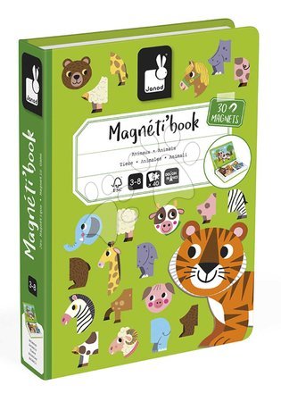 Magnets and magnetic toys - Magnetic Book Animals Magnetibook Janod - 6