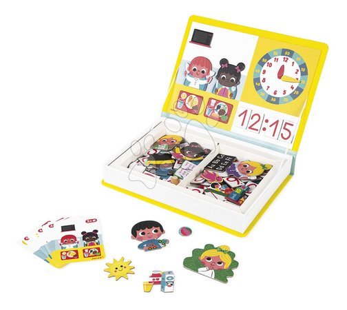 Magnets and magnetic toys - Magnetic Book Hours Magnetibook Janod