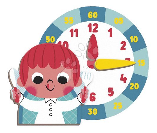 Magnets and magnetic toys - Magnetic Book Hours Magnetibook Janod - 2
