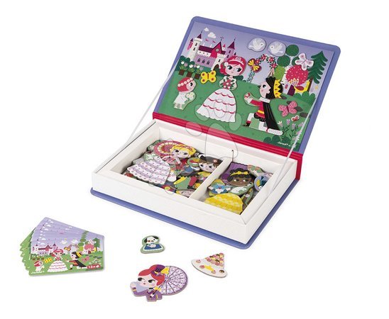 Magnets and magnetic toys - Magnetic book Princess Magnetibook Janod