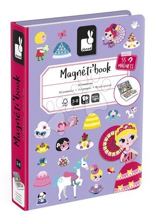 Magnets and magnetic toys - Magnetic book Princess Magnetibook Janod - 6