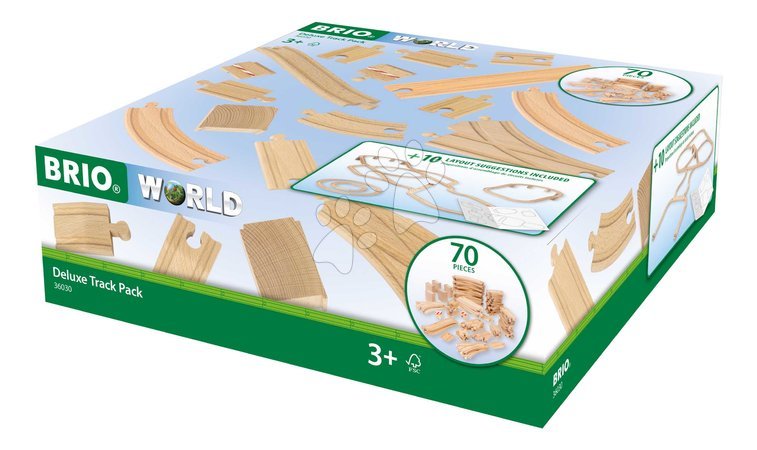 Holzeisenbahnen BRIO - Náhradné diely pre vláčikodráhu Deluxe Track Pack BRIO - 2